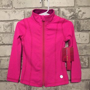 NWT Girl's Yoga Zip-Up Jacket Size 2